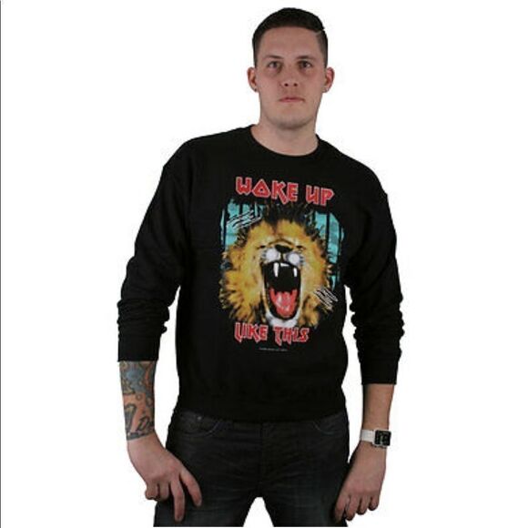 NWT REASON NY Mens Black Sweatshirt - Picture 2 of 3